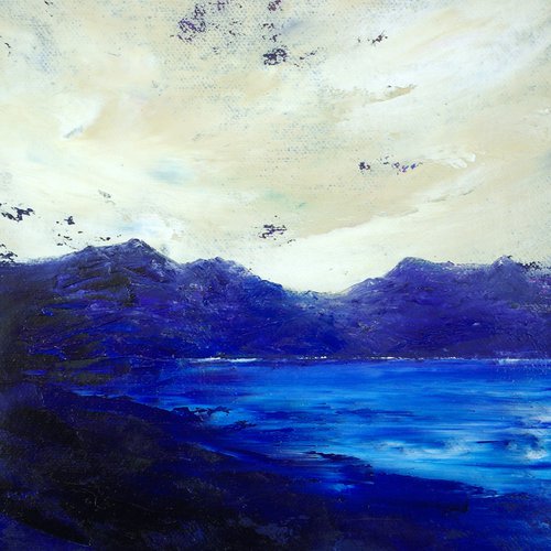 Blue Evening Loch by oconnart