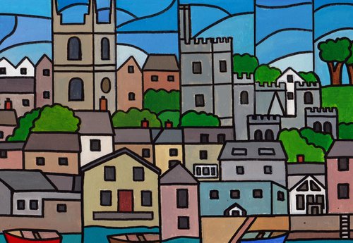 "Fowey waterfront" by Tim Treagust
