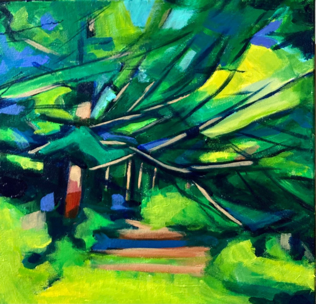 Savanake Forest By Stuart Roper, 16 X 16, Artwork For Sale On Artfinder