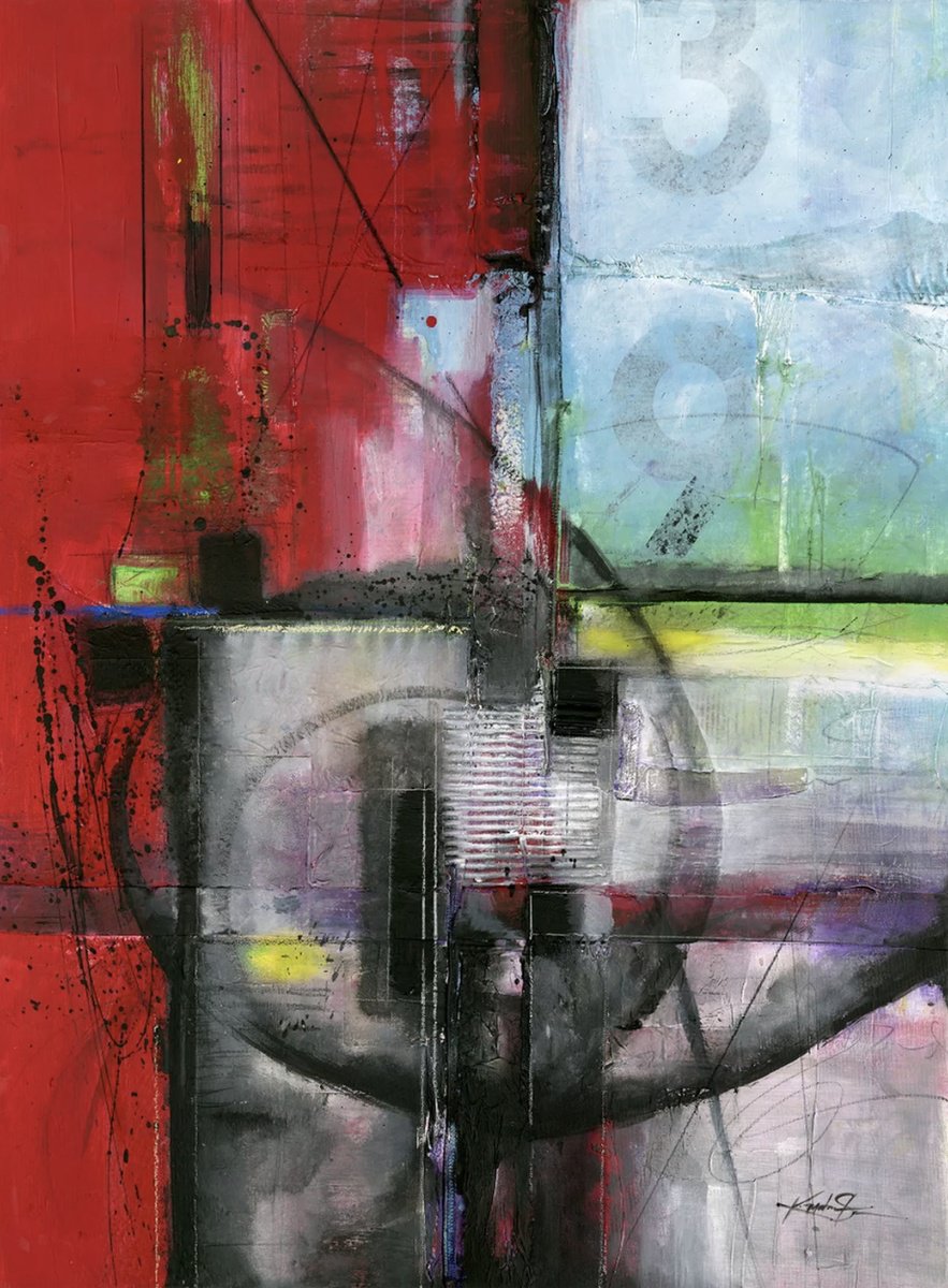 Expressive Painting , Impetuous Ardor By Kathy Morton Stanion, 30 X 40, Artwork For Sale On Artfinder
