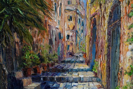 A street in Menton