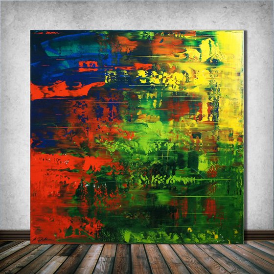 Color Rush I (100 x 100 cm)  XXL (40x40 inches)