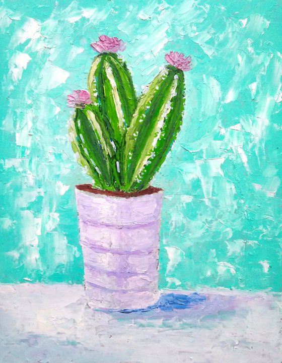 Still life with cactus