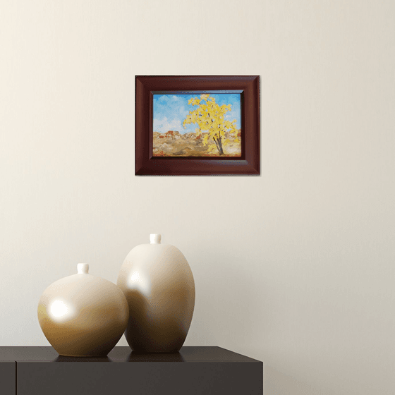 "Wind Through the Leaves" - Landscape - Badlands - Cottonwoods