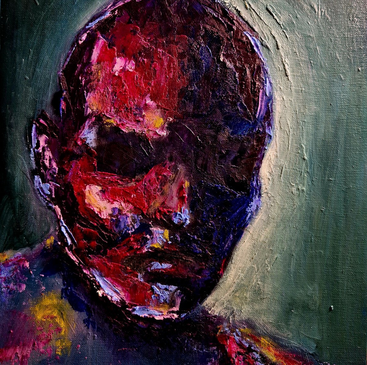 Expressive Oil Painting , Flashbacks Of A Fool No.4 By Leezee Lee ( Georgiana L. Nicolae), 12 X 16, Artwork For Sale On Artfinder