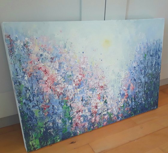Blue Floral light