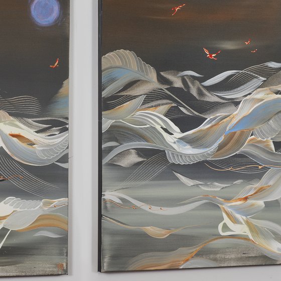 Candrakala Diptych