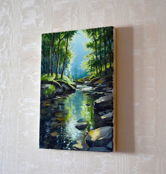 The forest river