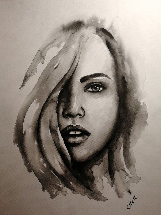 She - original portrait