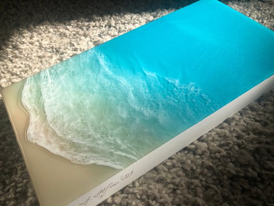 White Sand Beach #34 Seascape Ocean Lover Gift idea