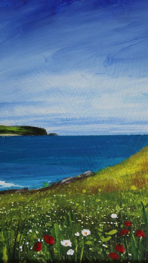 Trevone Bay by Valerie Jobes