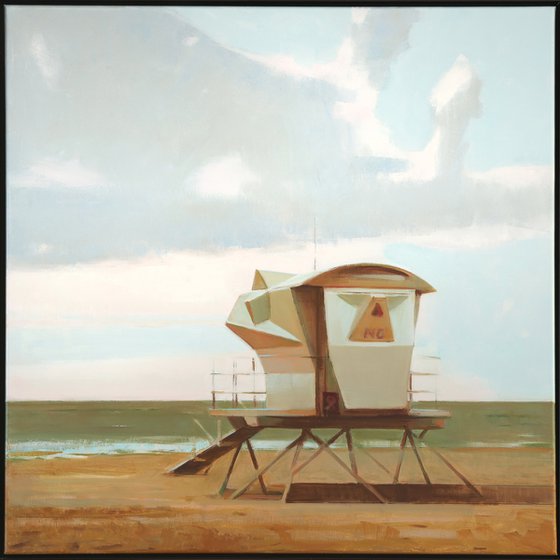 Early morning Lifeguard Tower