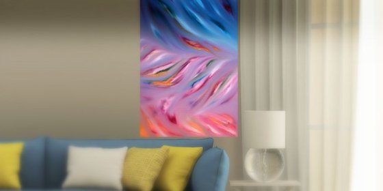 Languid - Original abstract painting, oil on canvas