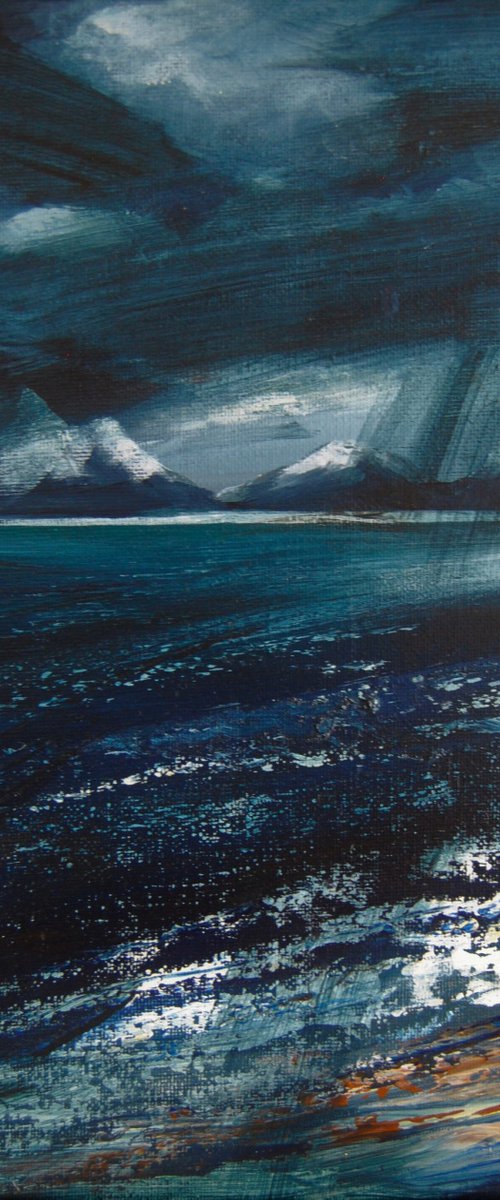 Cuillins from Elgol Shore by Ian macphie