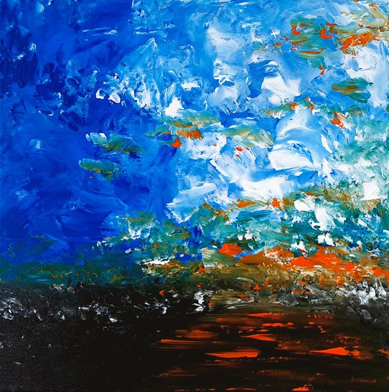 Landscape with a lake 1