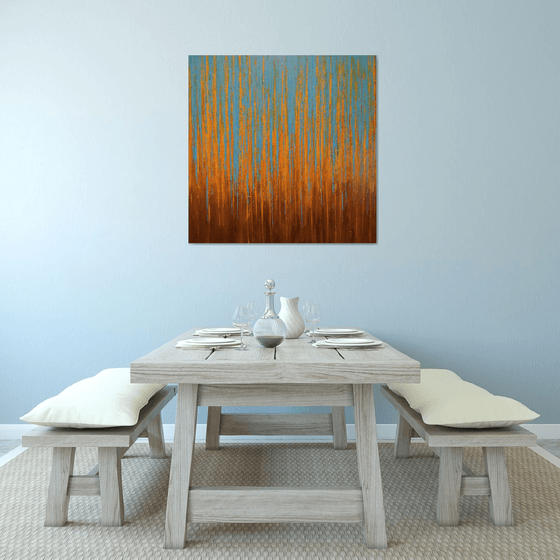 Blue Orange - Color Field