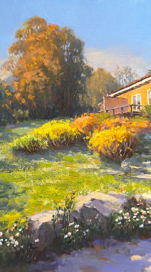 Afternoon Garden Stroll by Tatyana Fogarty