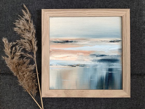 Three seas, set of 3 paintings