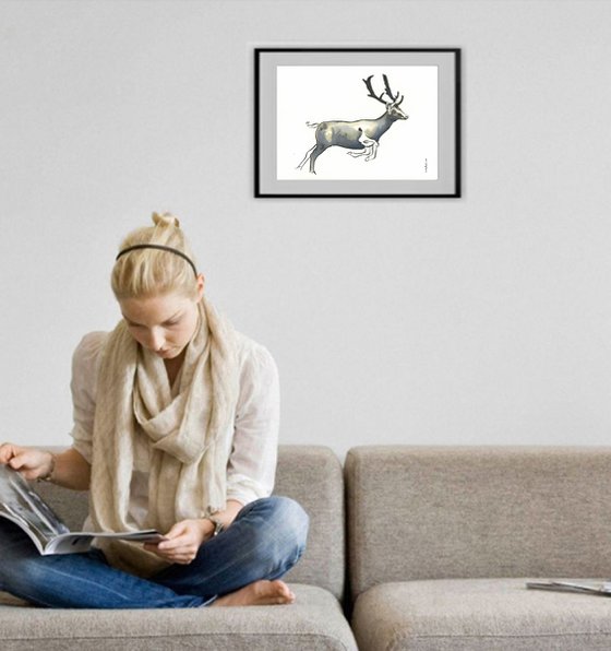 Deer I Animal Drawing