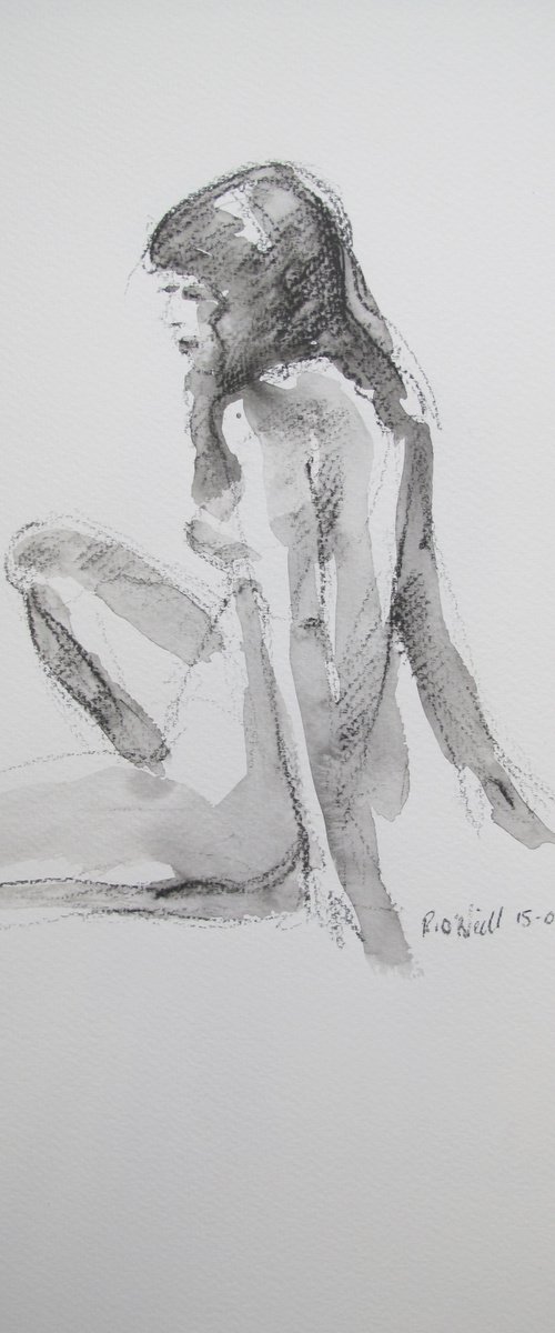 seated female nude by Rory O’Neill