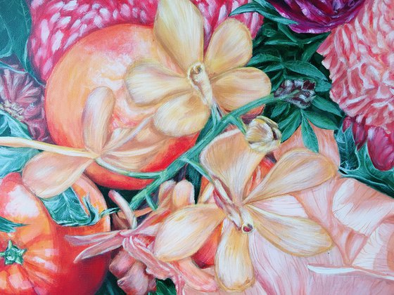 A LIFE TIME JOURNEY - Orchids, Oranges And Chrysanthemums