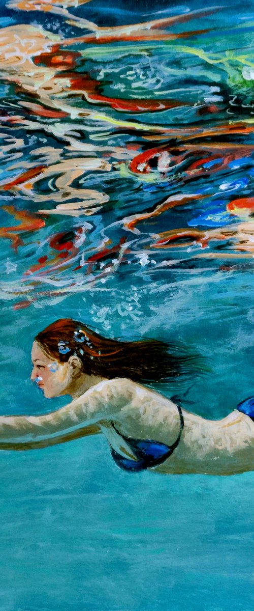 Girl swimming50 by Vishalandra Dakur