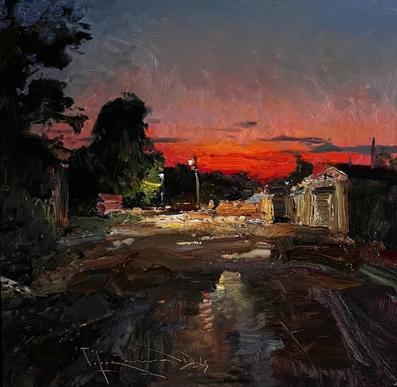 Evening alley