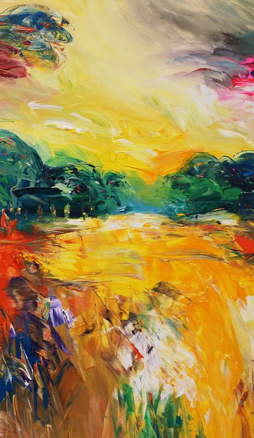 Beautiful Summer Landscape M 2 by Peter Nottrott