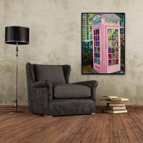 Phone box / 101 X 72 cm