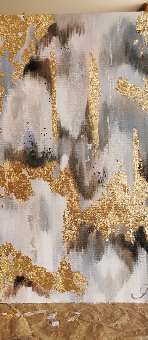 Abstract Canvas art, Original Abstract painting by Annet Loginova