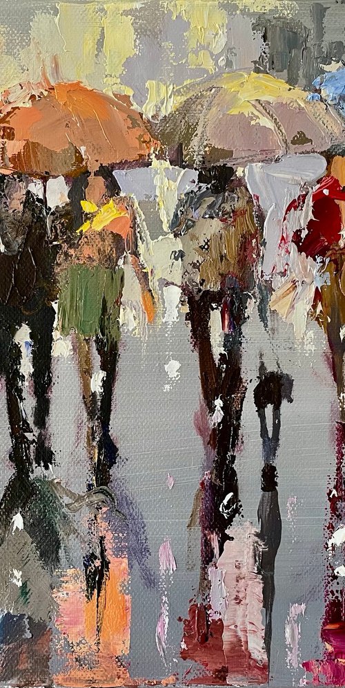 Quiet poetry under umbrellas by Ewa Czarniecka