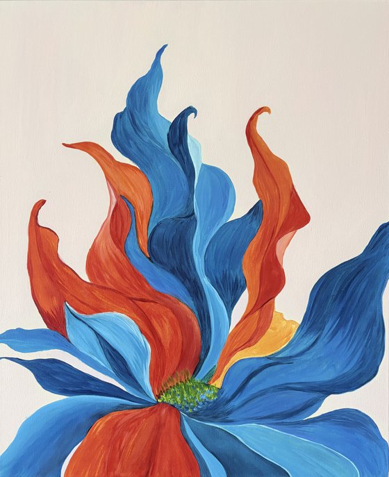 Luminous Botanica-Blue Flame