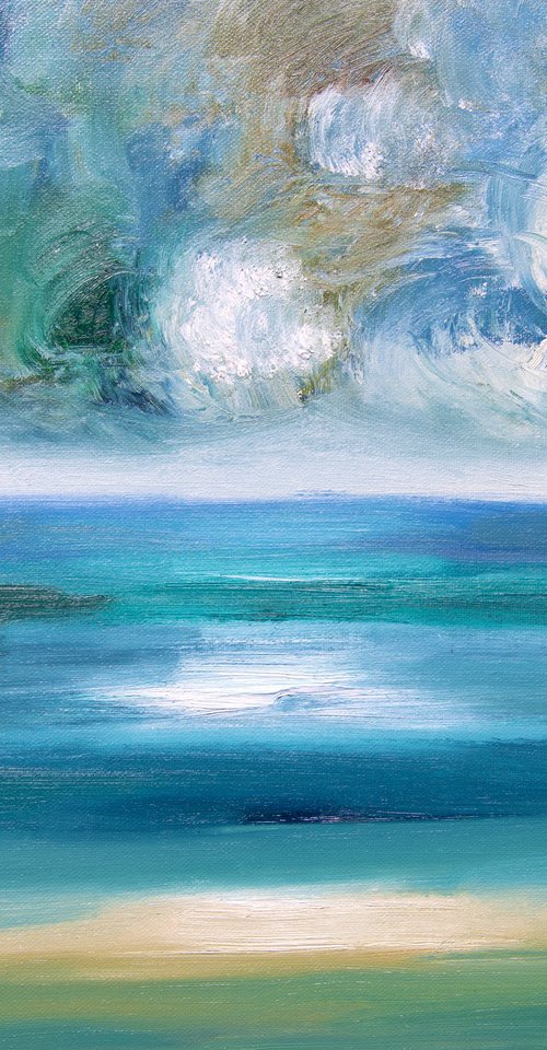 Infinity Blue Ocean by Elizabeth Anne Fox