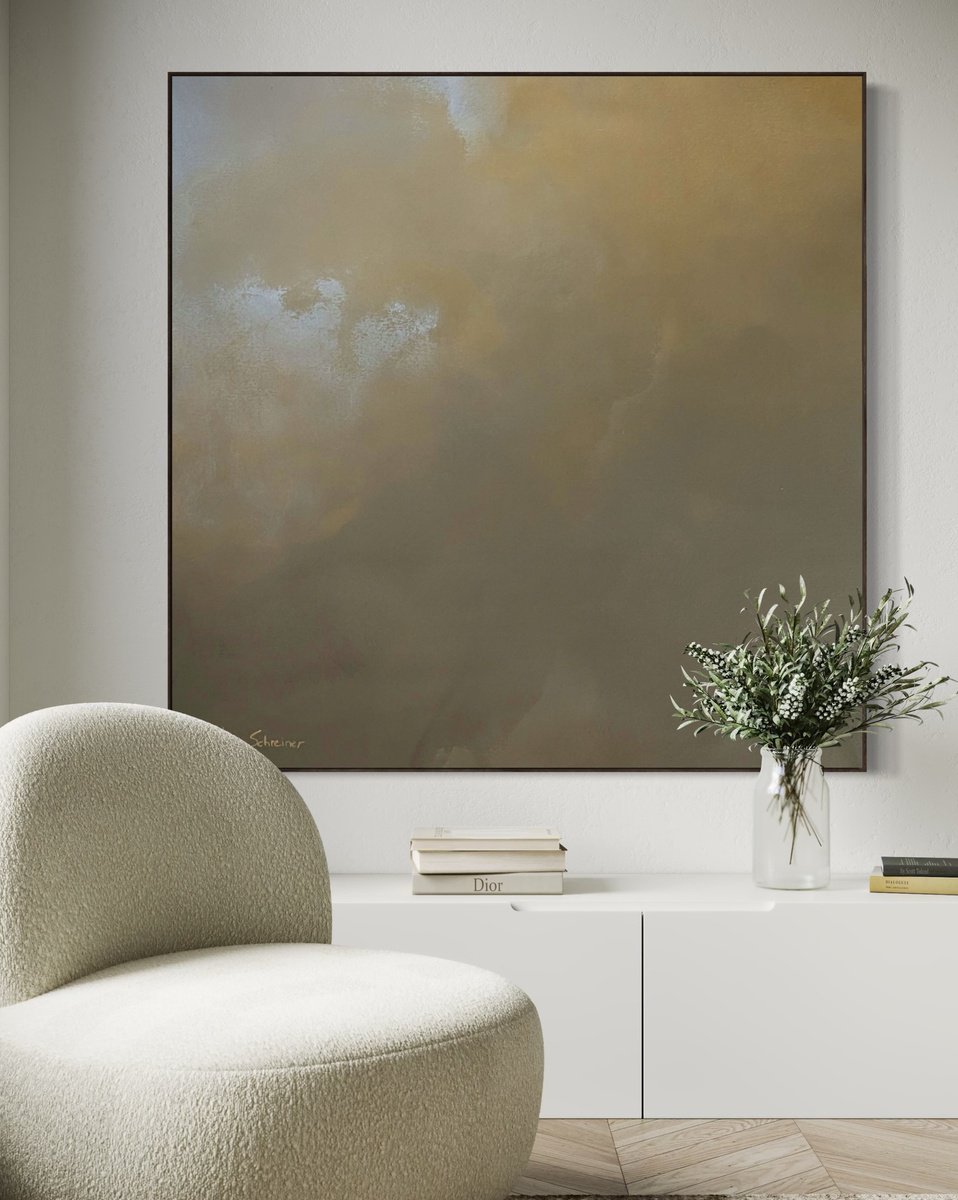  Quiet By Gabriela Azar Schreiner, 35 X 35, Artwork For Sale On Artfinder