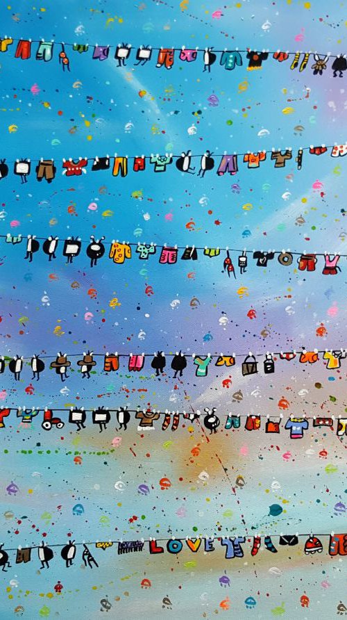 Another Dimension Laundry Televisions by Maria Luisa  Azzini