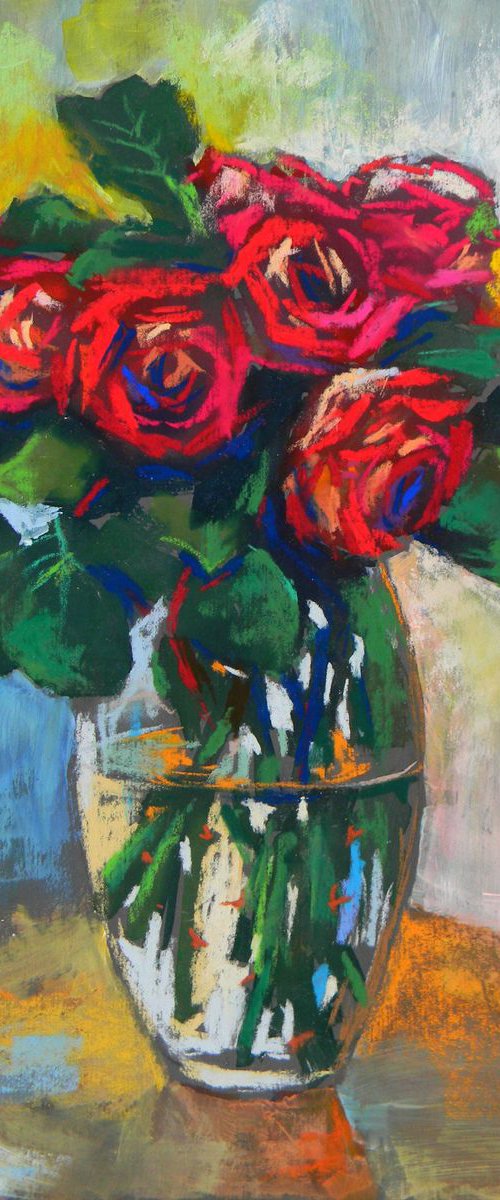 Bouquet of roses by Liudmyla Chemodanova