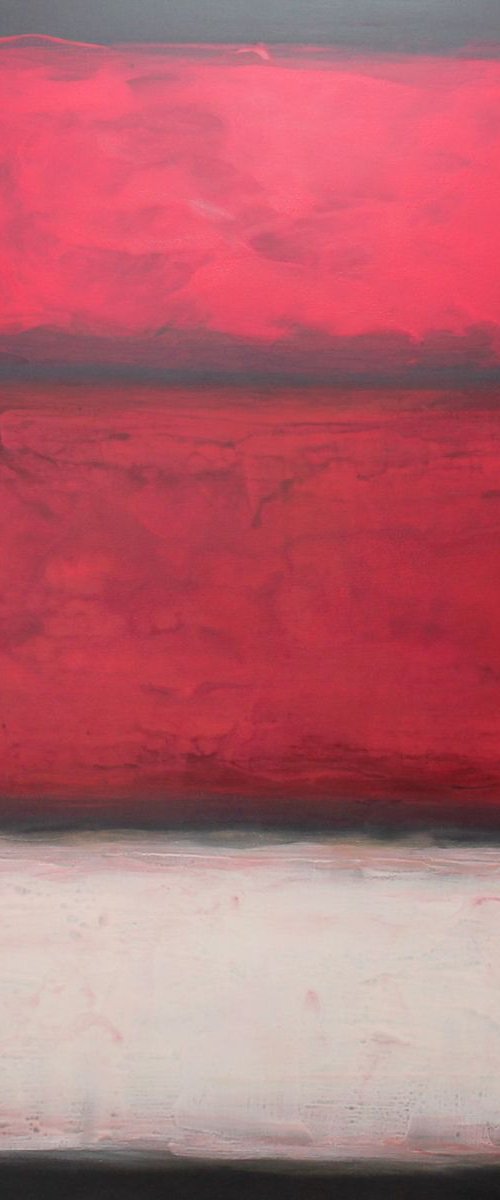 Fall in Paris (Red Rothko) by Paresh Nrshinga