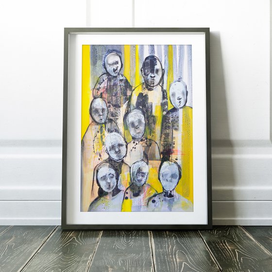 Study of a crowd #8
