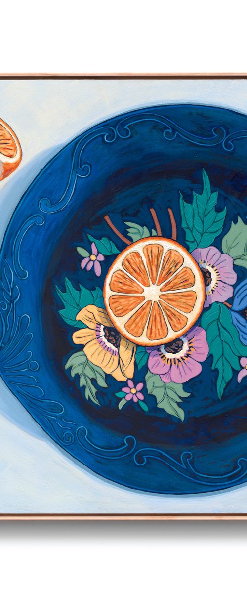 Oranges and the Posey Bowl by JULIE LYNCH