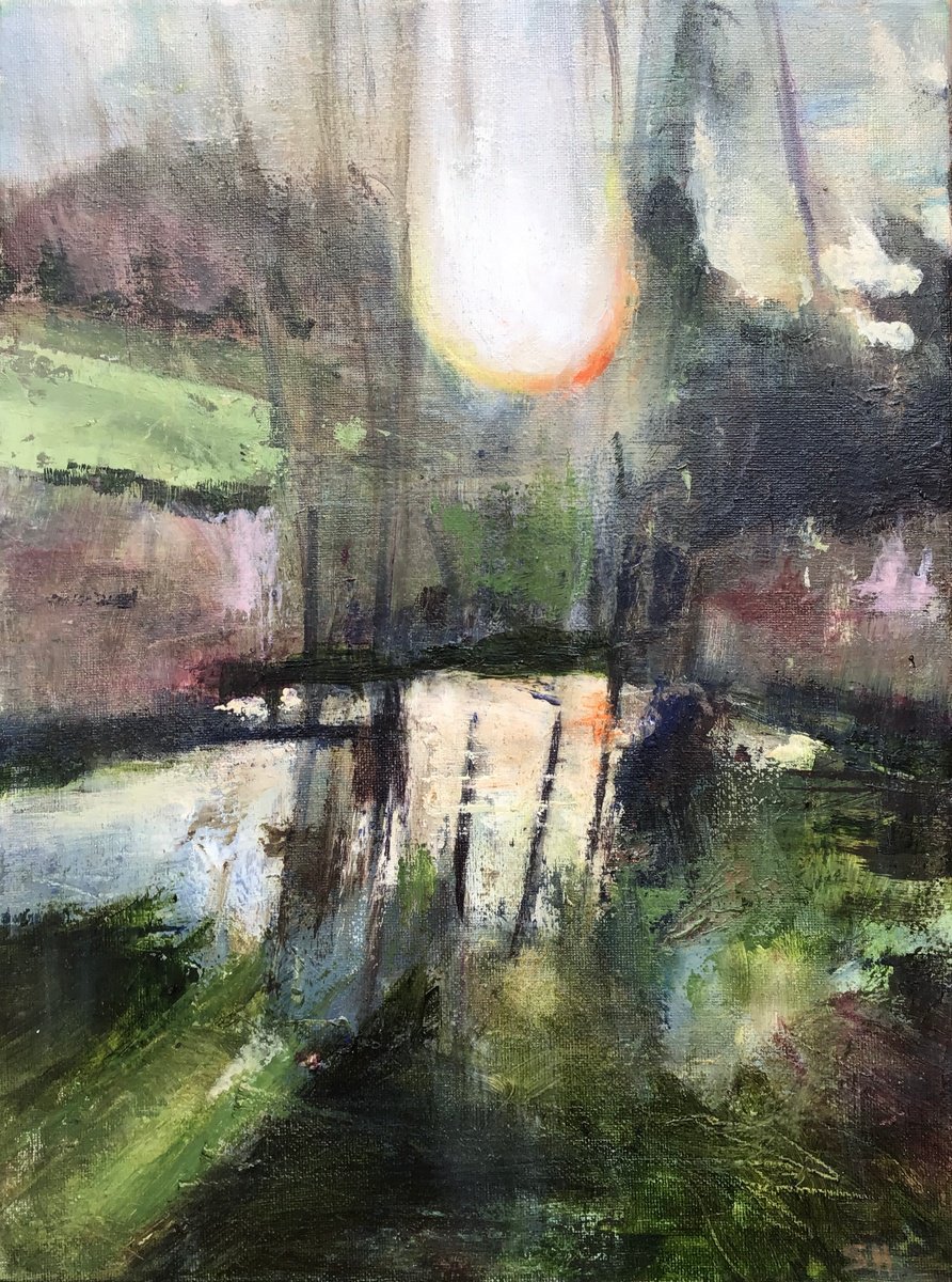 Low Sun By Sandra Haney, 12 X 16, Artwork For Sale On Artfinder