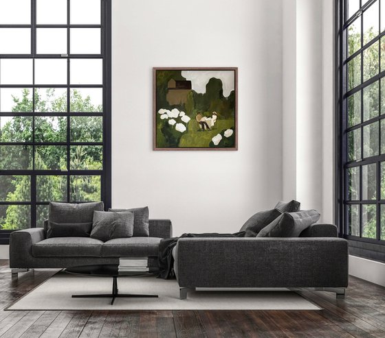 «Time of White Hydrangeas»