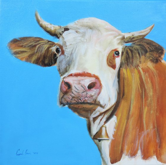 Cow with a bell