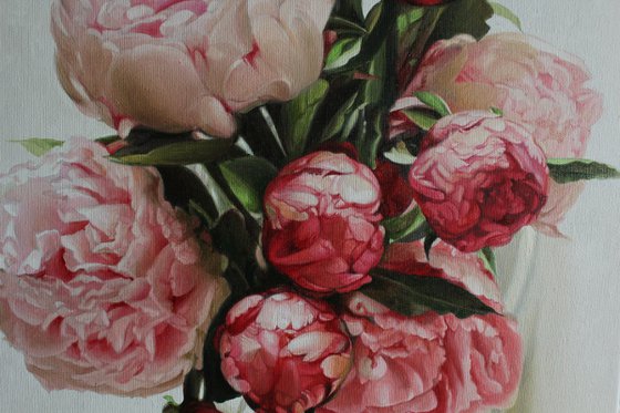 Peonies and buds