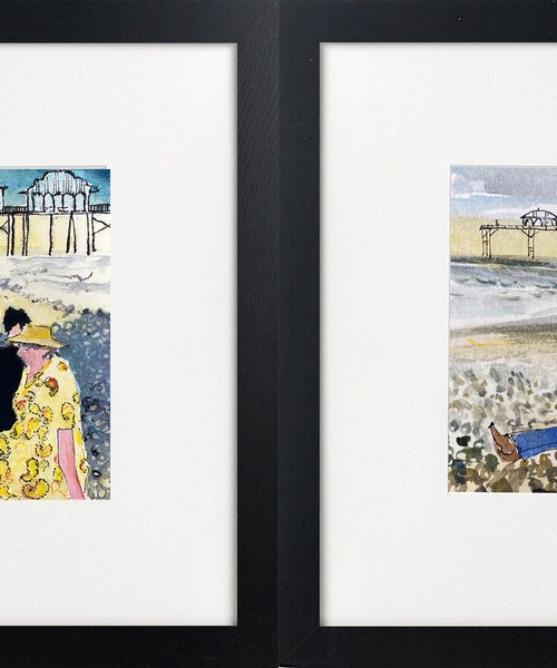 Grey day beach scenes by Teresa Tanner