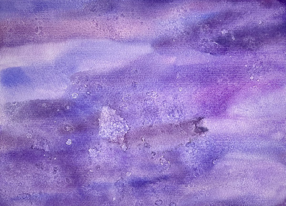 That Queen Of Secrecy - original abstract watercolor by Alona Hryn
