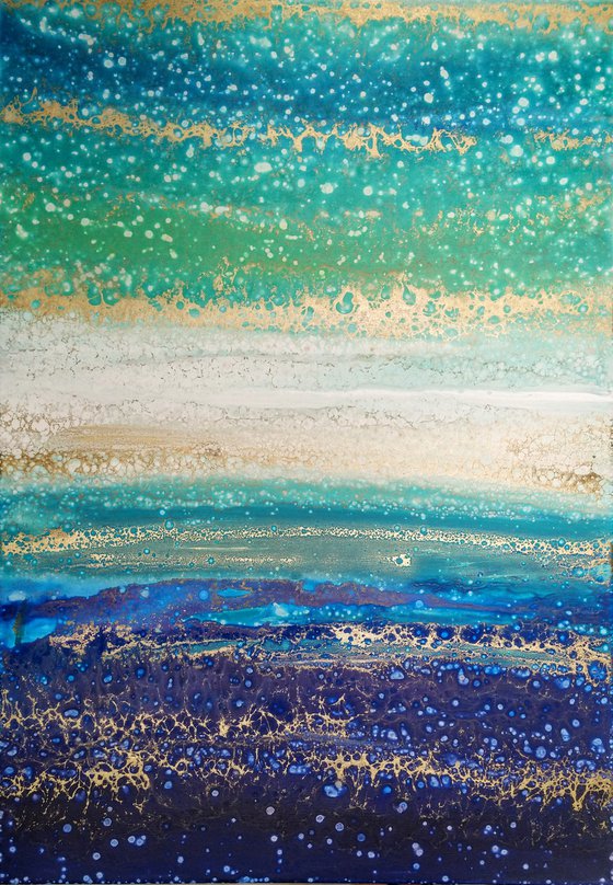 Blue Lagoon 70x100 cm