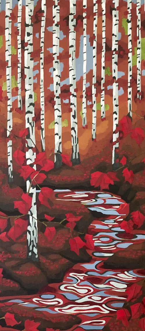 Red Forest by Tarja Laine