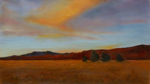 Sunrise over the Flatirons by Elizabeth B. Tucker