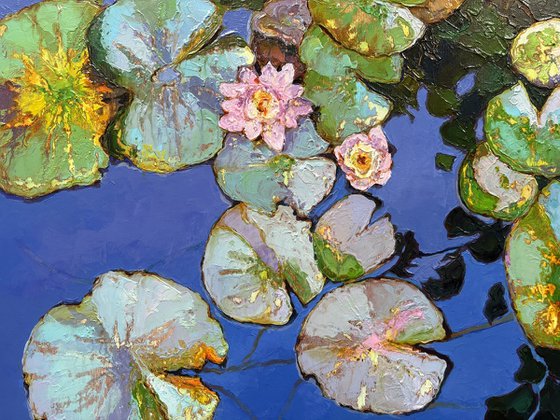 Lilies in Summer Light
