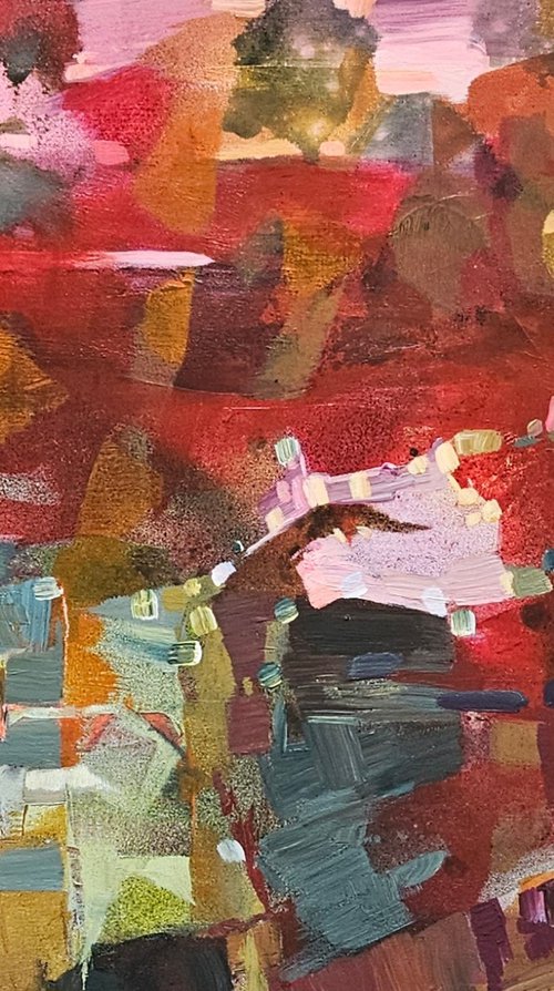Vivid Impressions, original abstract by Tatiana Hellum